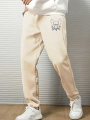 Ghost Men's Cartoon Print Jogger Pants