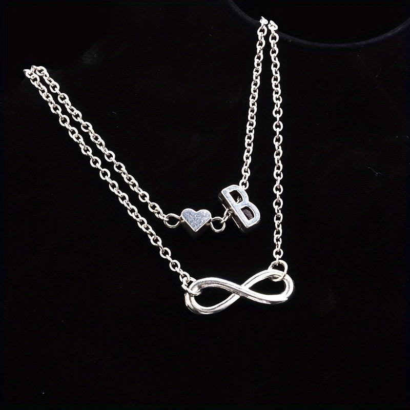 Letter Heart Beach Anklet Foot Jewelry