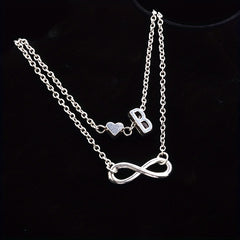 Letter Heart Beach Anklet Foot Jewelry