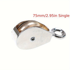 1pc Metal Pulley Zinc Alloy Pulley 36 52 75mm DIY