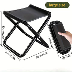 Portable Ultralight Foldable Stool Stainless Steel Folding Chair
