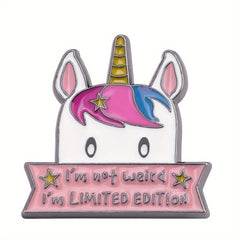 Cartoon Unicorn Enamel Brooch for Girls