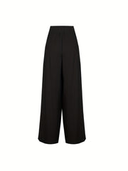  Casual Pants Women's Plus Solid Elastic Drawstring High Rise Trousers