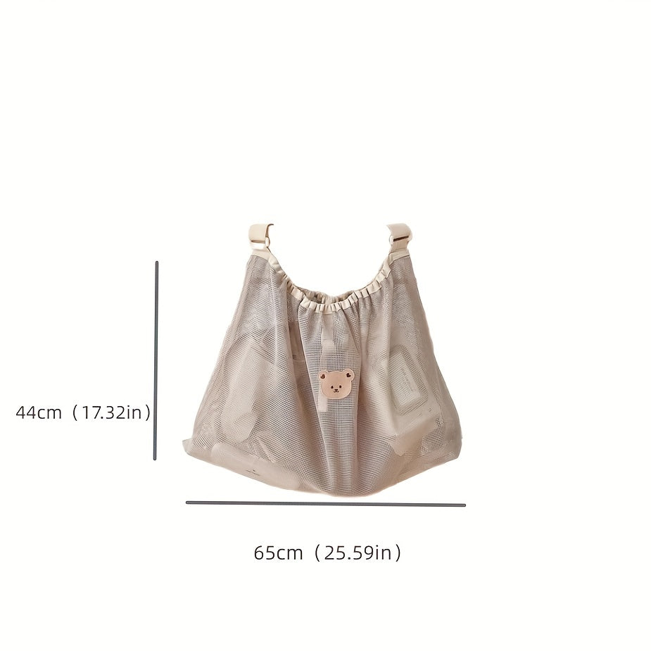 Stroller Storage Bag Large Capacity Mesh Material