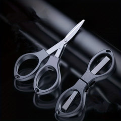Compact Portable Folding Scissors for Travel Fishing