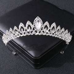 Rhinestone Crystal Tiara Crown Headband Women Birthday Pageant Wedding Prom