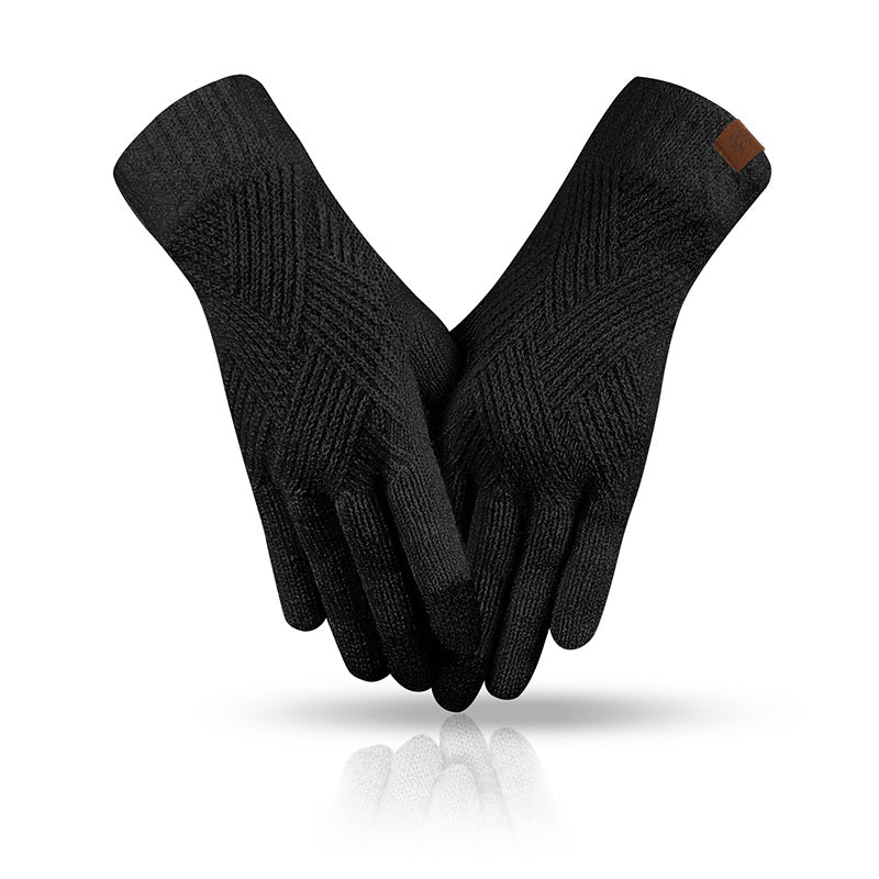 Women's Winter Touchscreen Stretch Thermal Magic Gloves Warm Wool Knitted