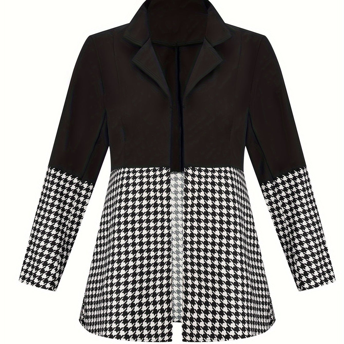  Blazer Women's Open Front Collar Blazer