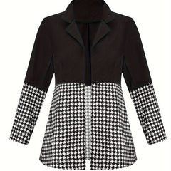  Blazer Women's Open Front Collar Blazer