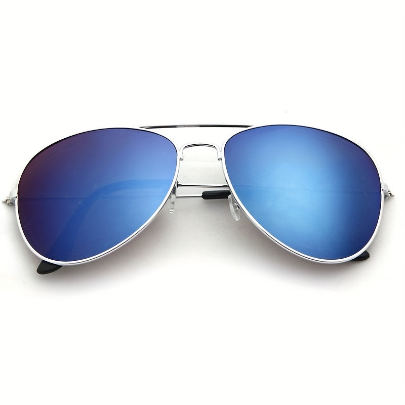 Metal Aviator Sunglasses Men's Colorful Sunglasses Sports Cycling Riding