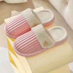 Unisex Warm Slippers Comfy Non slip Home House Shoes Winter
