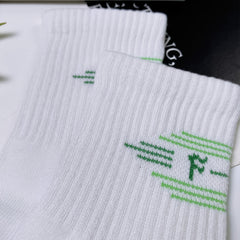3 Pairs Mid Tube Socks Casual Sporty Breathable Crew Length Women's Stockings