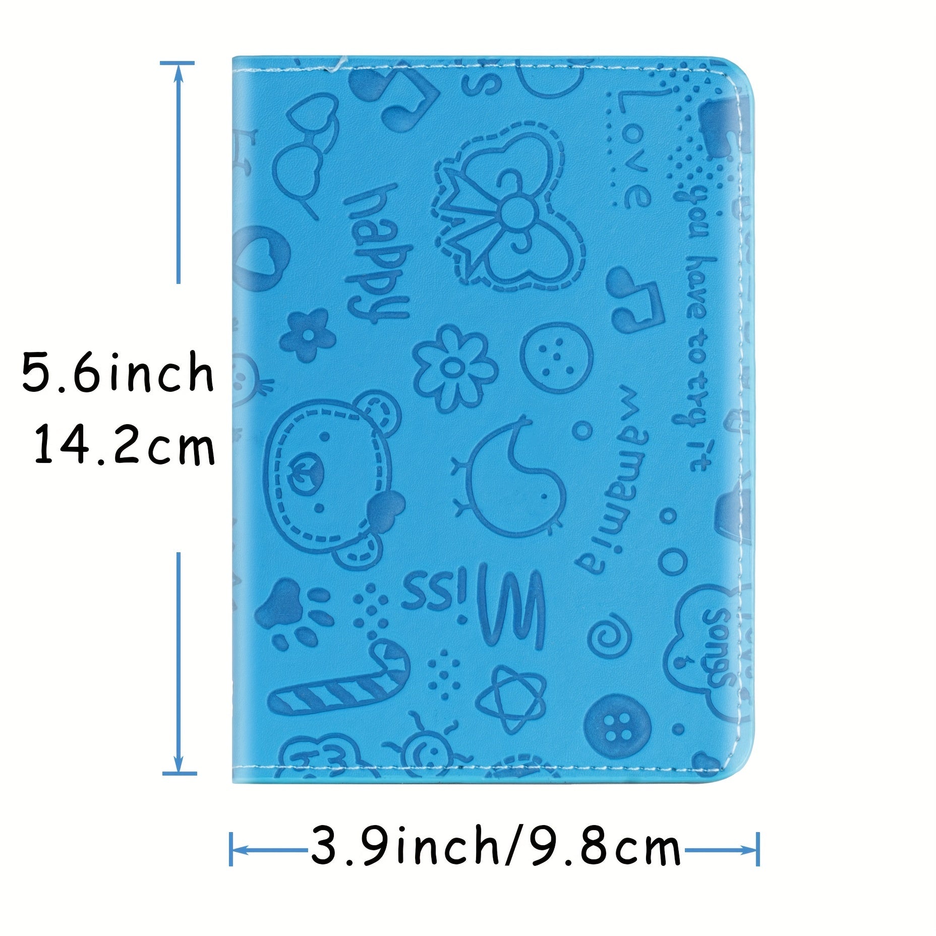 Cartoon Travel Passport Holder Passport Cover For Women & Men
