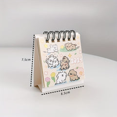 2023 Kawhi Line Small Dog Mini Desktop Calendar
