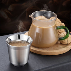 9oz Stainless Steel Double Walled Coffee Mug - Insulated & Reusable