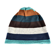 Men's Rainbow Turban Headband Chemo Cap Soft Beanie