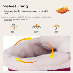 Women's Non slip Snow Shoes Medium Tube Boots Shoes