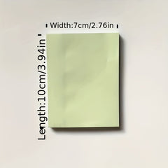 100 Pcs Sticky Notes Set 10 7 Sticky Notes Office Message Stickers Student Label