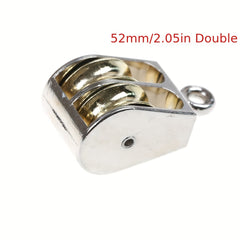 1pc Metal Pulley Zinc Alloy Pulley 36 52 75mm DIY