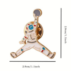 Personalized Basketball Brooch Decorative Button For Clothes