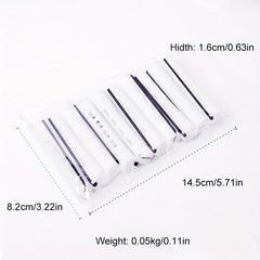 10 Pcs Cold Wave Rods Hair Curling Roller Hairdressing Tools