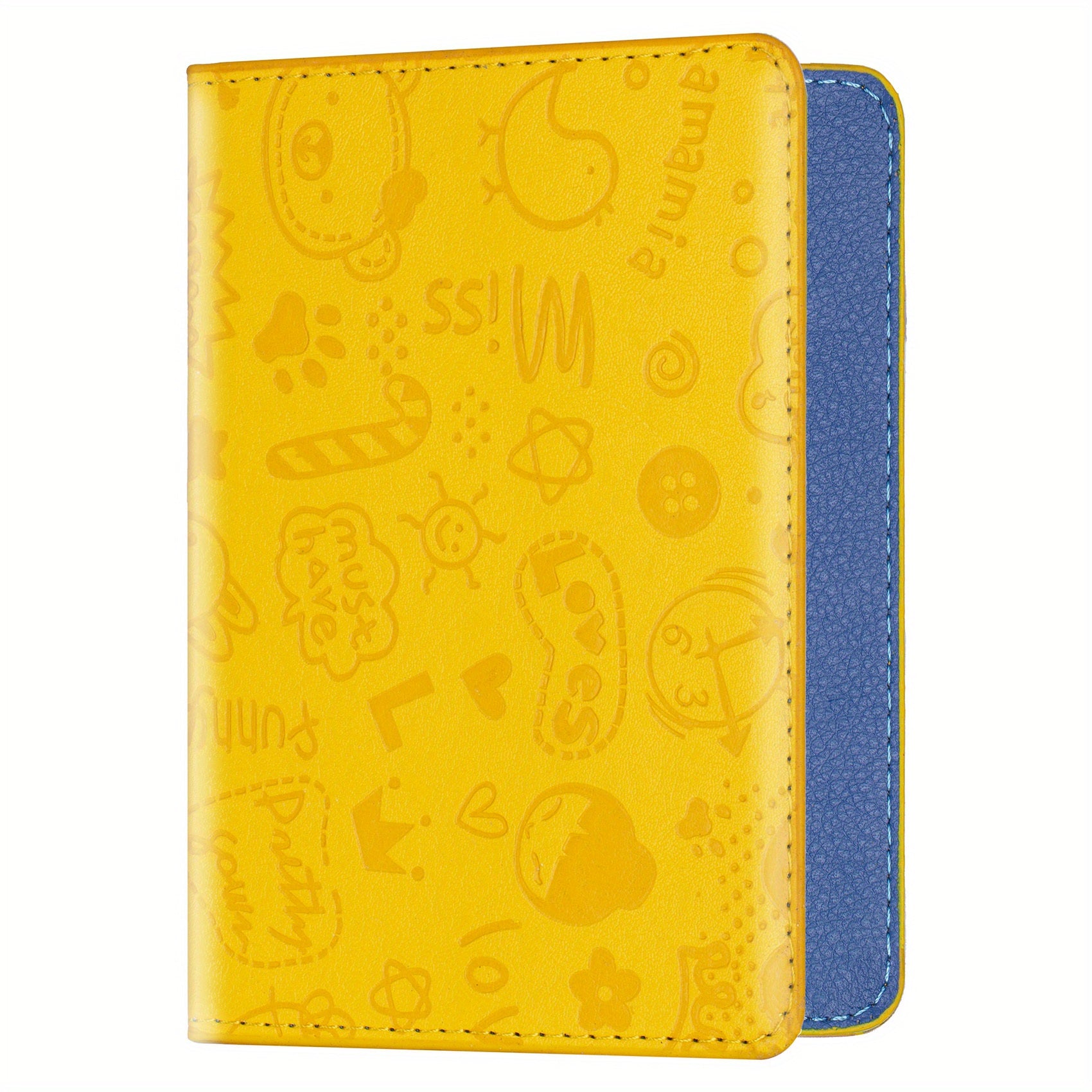 Cartoon Travel Passport Holder Passport Cover For Women & Men