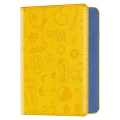 Cartoon Travel Passport Holder Passport Cover For Women & Men
