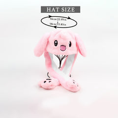 Ear Moving Bunny Hat Pikachu Hat Long Ears Knitted Valentines