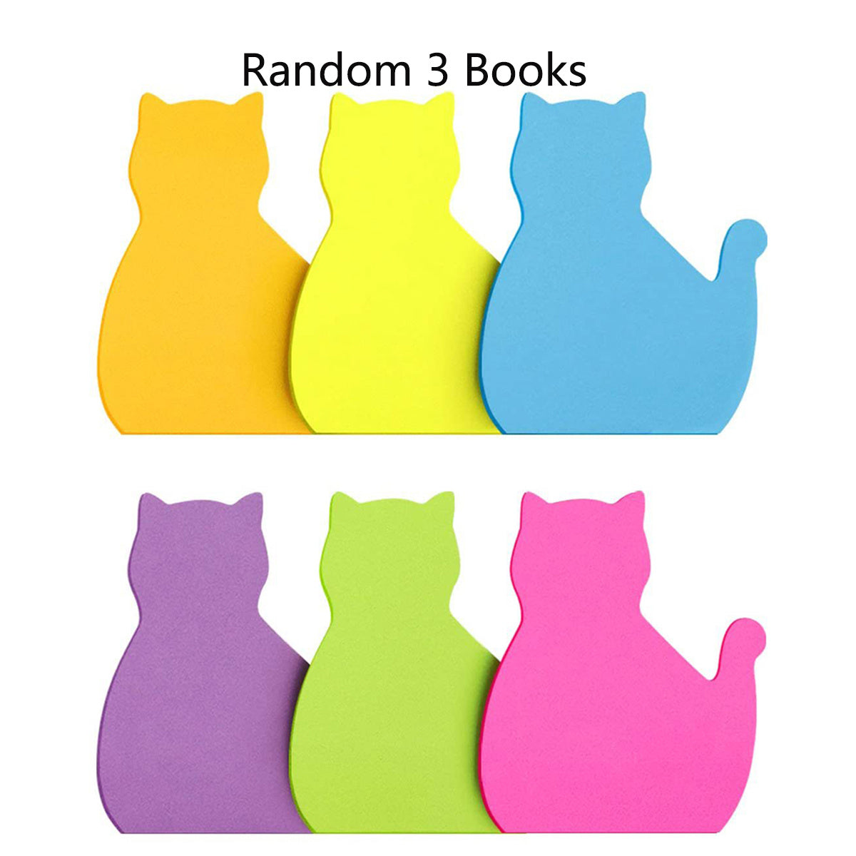 90 Sheets Cute Cartoon Cat Sticky Notes