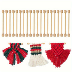 Set of 20 Hanging Rods for DIY Small Tapestry Accessories