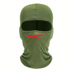 AK47 Print Mask Hood for Outdoor Riding Balaclava Hat