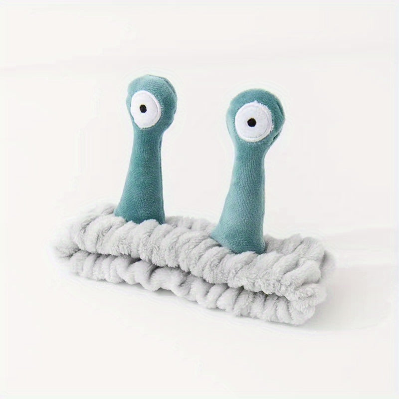 Cartoon Snail Eyes Headband Plush Hair Band Women Girls Elastic Headdress