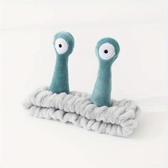 Cartoon Snail Eyes Headband Plush Hair Band Women Girls Elastic Headdress