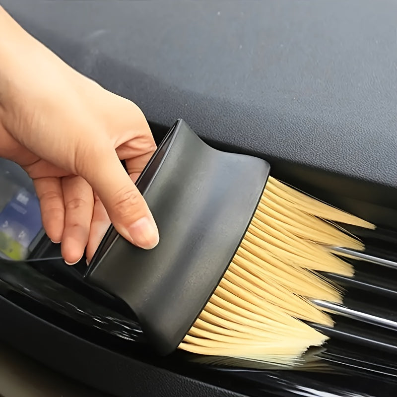 Car Interior Cleaning Brush Soft Dust Removal Air Conditioner Outlet Slot Brush