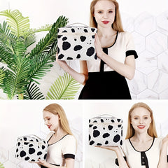 Cartoon Graphic Makeup Bag Portable Large Capacity Cosmetic Bag