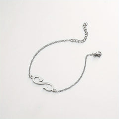 Men's Lightning Round Love Bracelet, Adjustable Charm