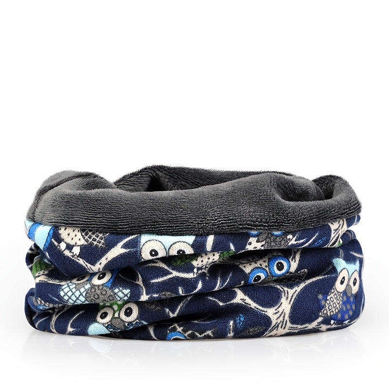Women Baggy Beanie Hat Stretch Infinity Scarf Head Wrap Cap