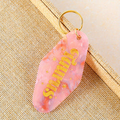 Zodiac Theme Key Tag Key Chain Bag Accessory Gift