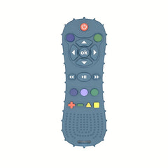 Silicone Teether Toy for Babies 6-12 Months, Remote Control Shape