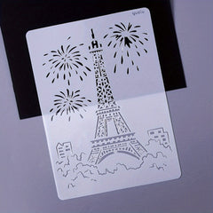 A4 Architecture Painting Stencils for DIY Crafts
