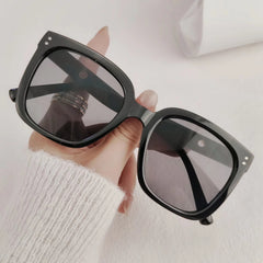Square Sunglasses Rivet Decor Sun Shades Driving Beach Travel