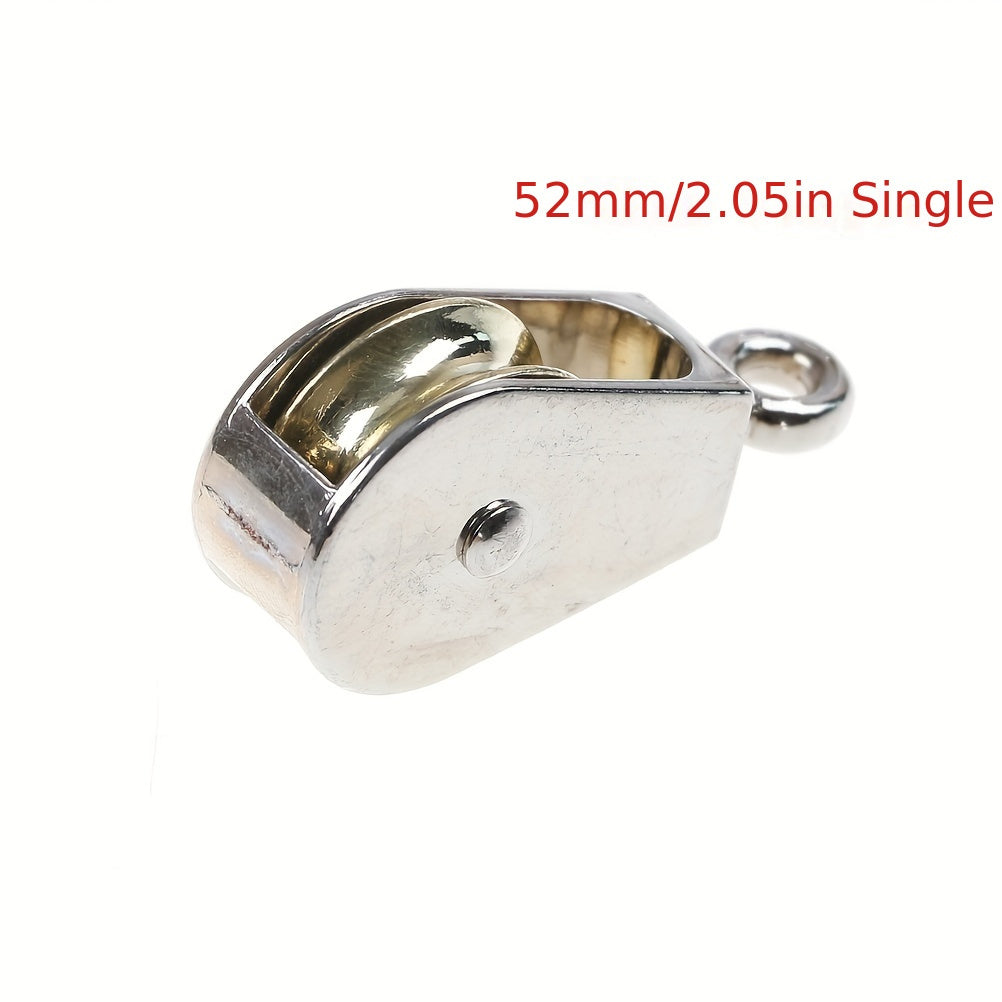 1pc Metal Pulley Zinc Alloy Pulley 36 52 75mm DIY