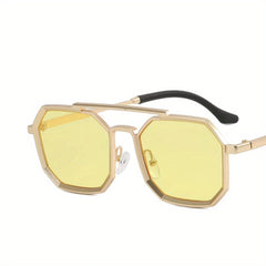 Punk Metal Frame Hip hop Sunglasses Outdoor Vacation Sun Shades