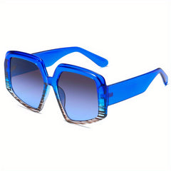 Y2K Oversized Jelly Sunglasses UV400 Sun Shades Beach Party Club