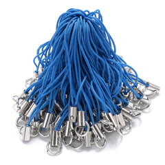 20pcs Polyester Cord Jump Ring Lanyard DIY Keychain Rope Craft Pendant