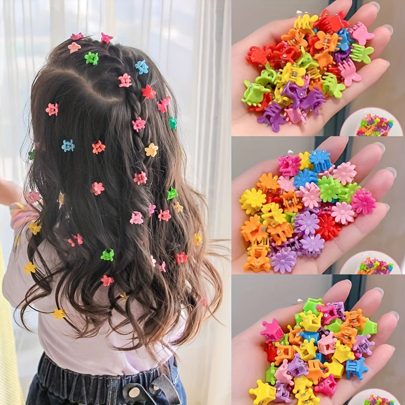 Colorful Flower Hair Claw Sweet Hair Clips Dance Accessories