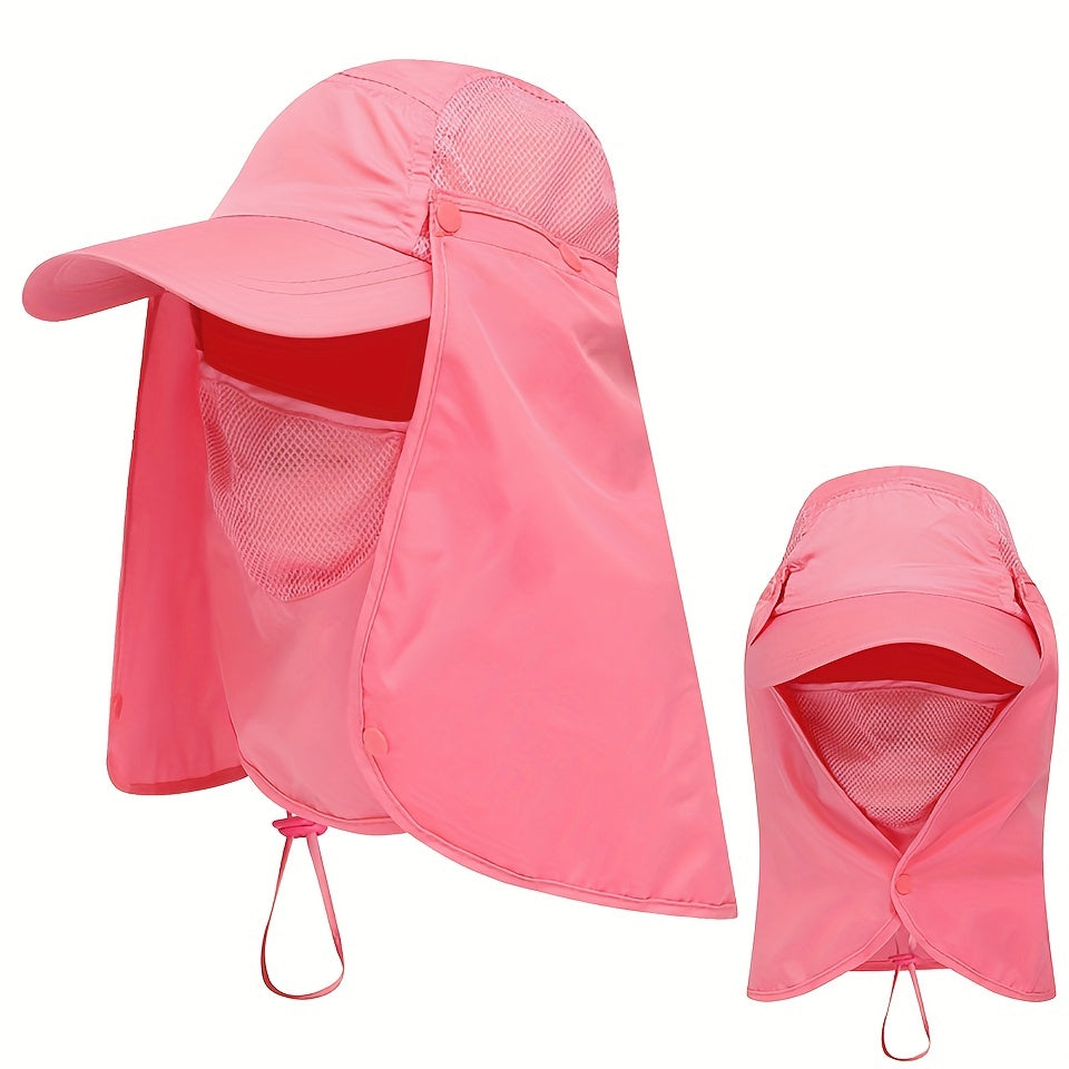 1pc Unisex Sun Protection Baseball Cap for Fishing