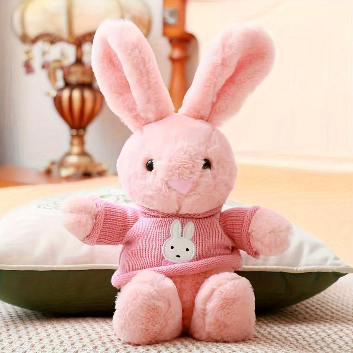 8'' Little Rabbit Plush Doll, Soothing Rabbit Cloth Toy