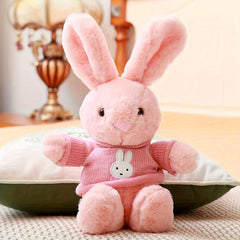 8'' Little Rabbit Plush Doll, Soothing Rabbit Cloth Toy