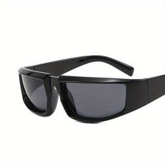 Y2K Wrap Around Sunglasses Mirrored UV400